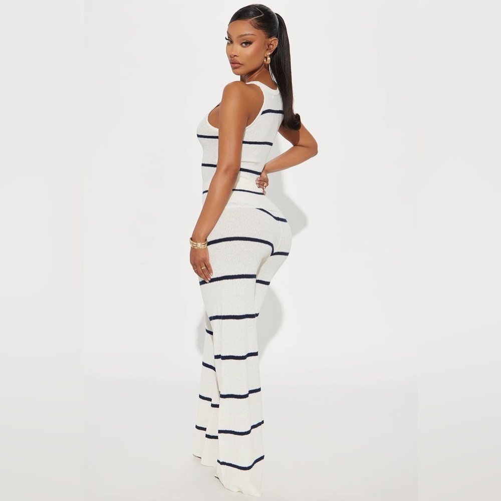 SAMANTHA STRIPED PANT SET - Picture 3 of 7